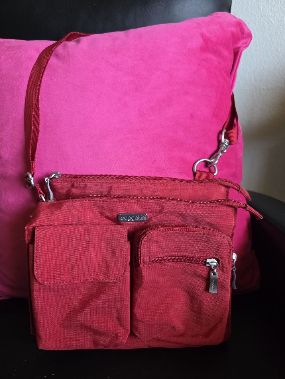 Baggallini Red Crossbody Bag